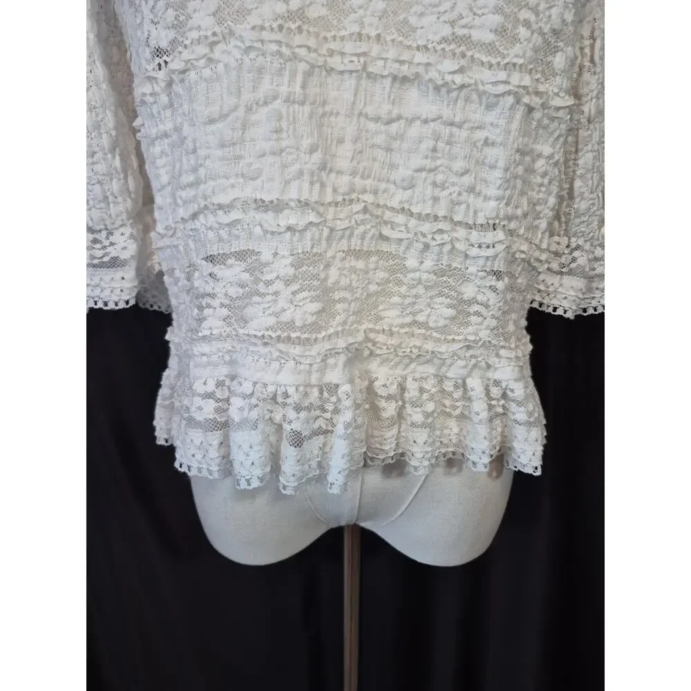 Anthropologie puff sleeve